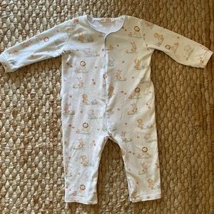 Long sleeve snap romper